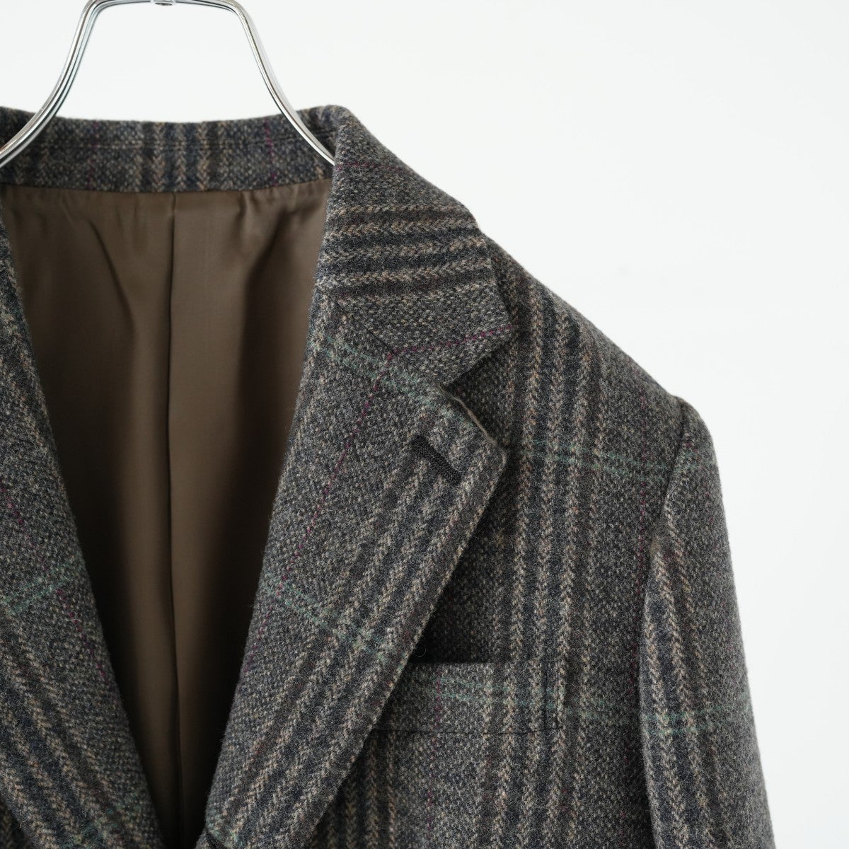 BRITISH WOOL CHECKED JACKET ブリティッシュウールチェックジャケット