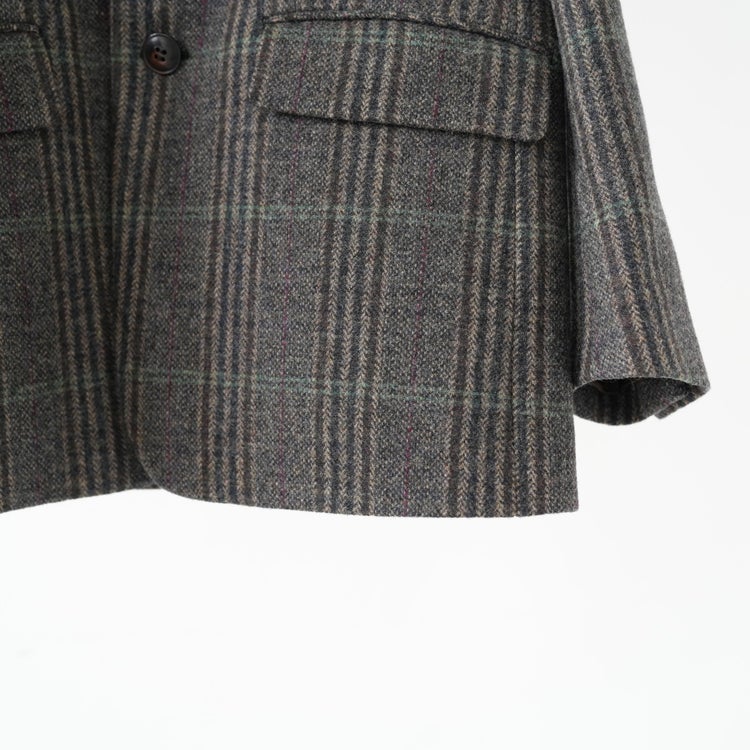 BRITISH WOOL CHECKED JACKET ブリティッシュウールチェックジャケット