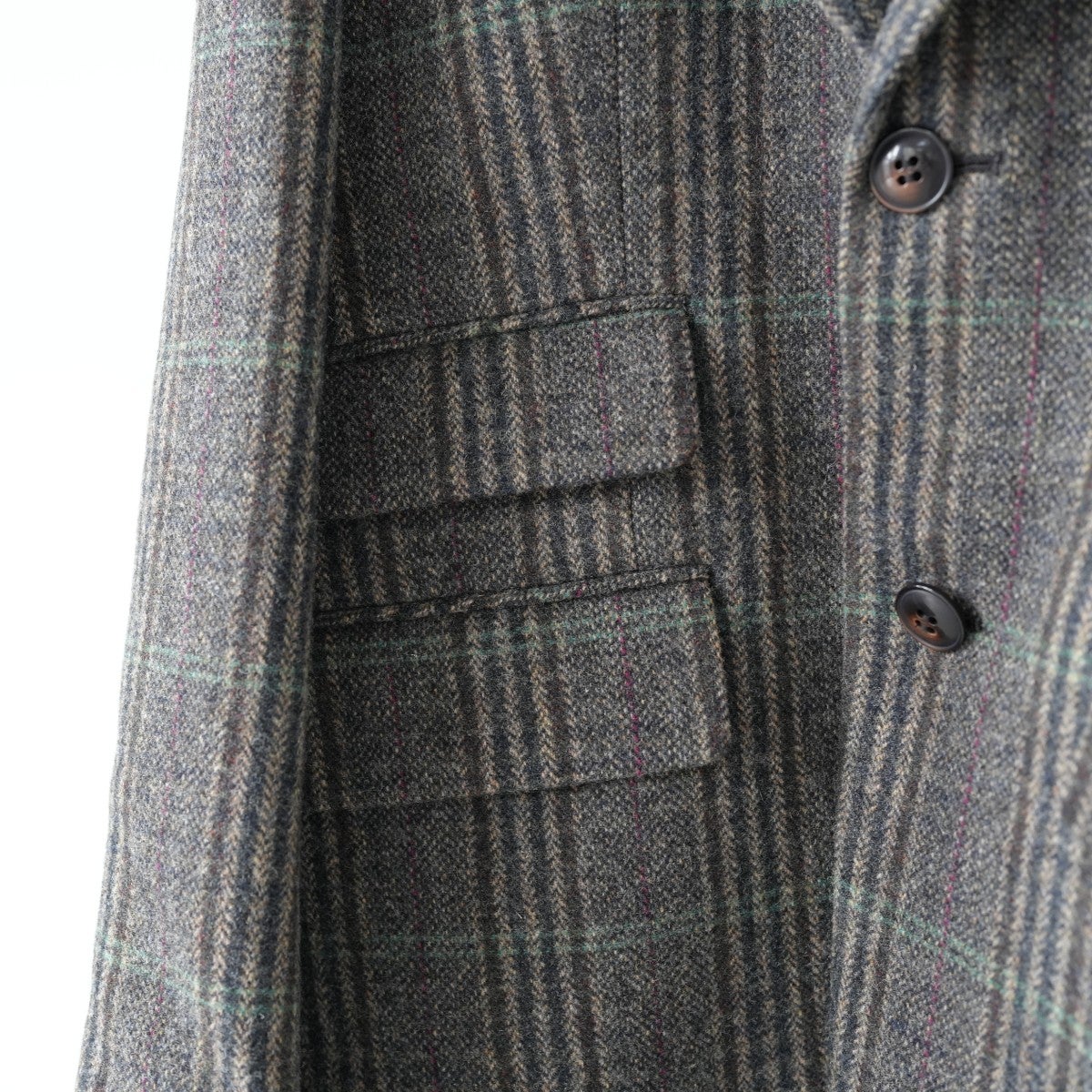 BRITISH WOOL CHECKED JACKET ブリティッシュウールチェックジャケット