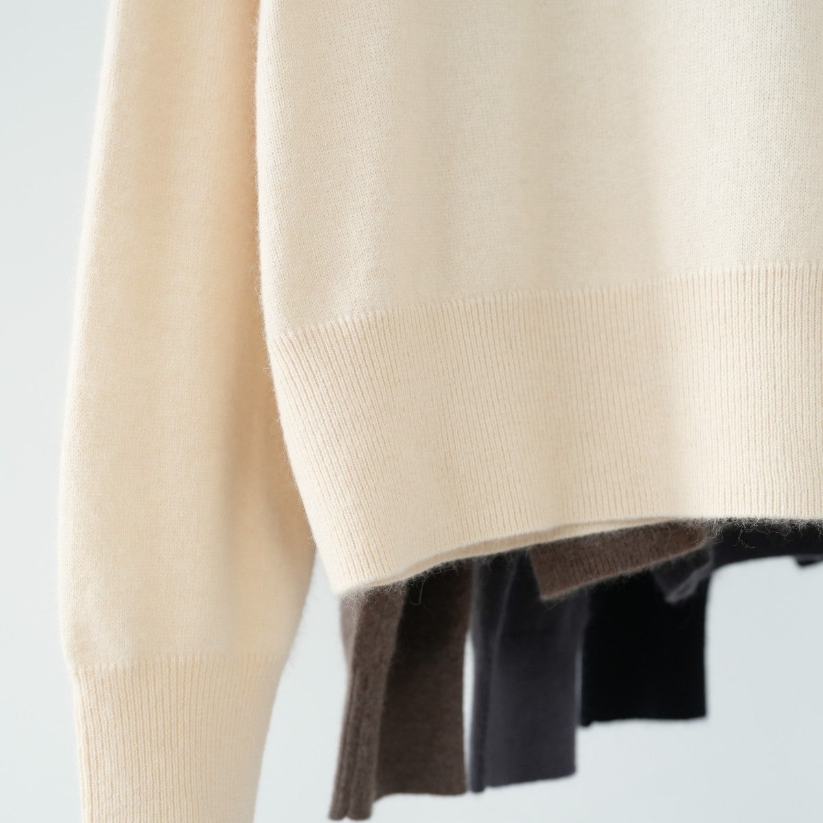 high gauze P/O with collar ハイゲージプルオーバーウィズカラー