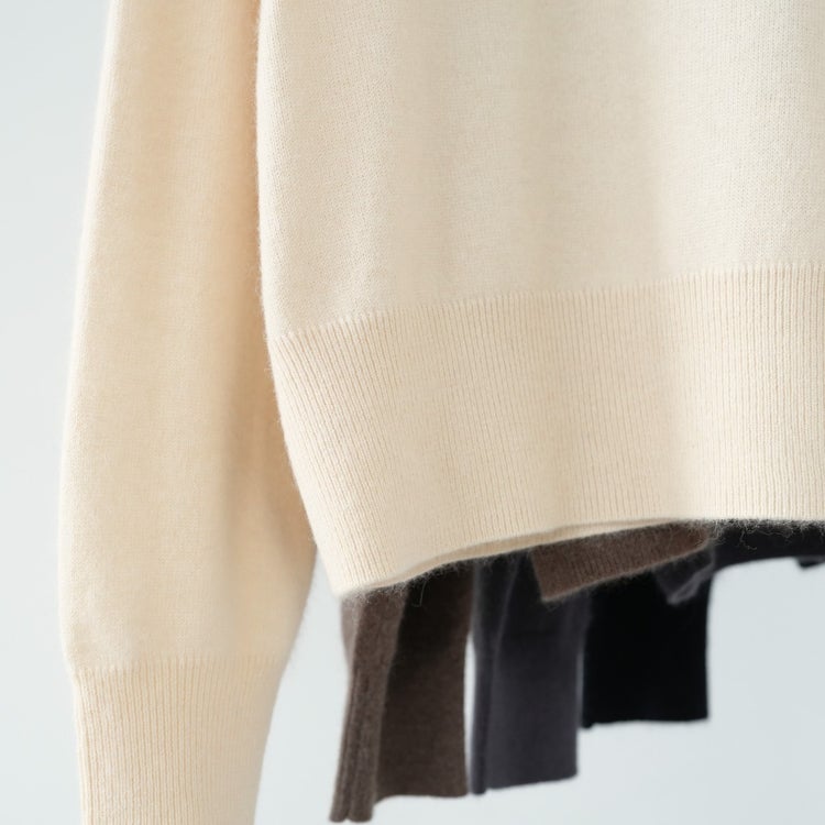 high gauze P/O with collar ハイゲージプルオーバーウィズカラー
