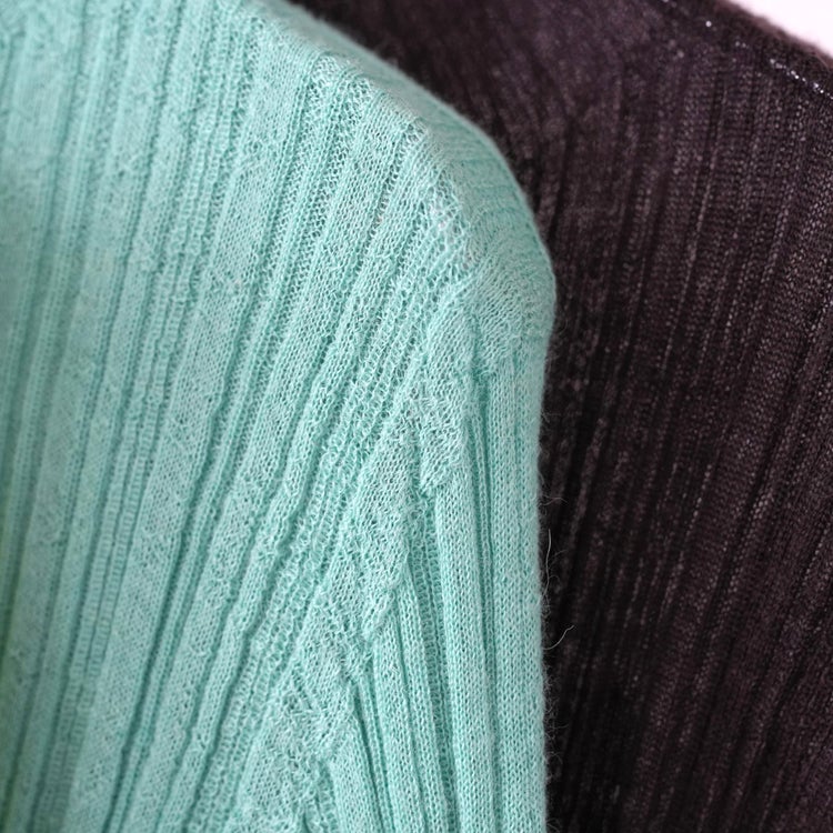 ROYAL BABY ALPACA RANDOM RIBBED-KNIT HIGH-NECK P/O ランダムリブニットハイネックプルオーバー