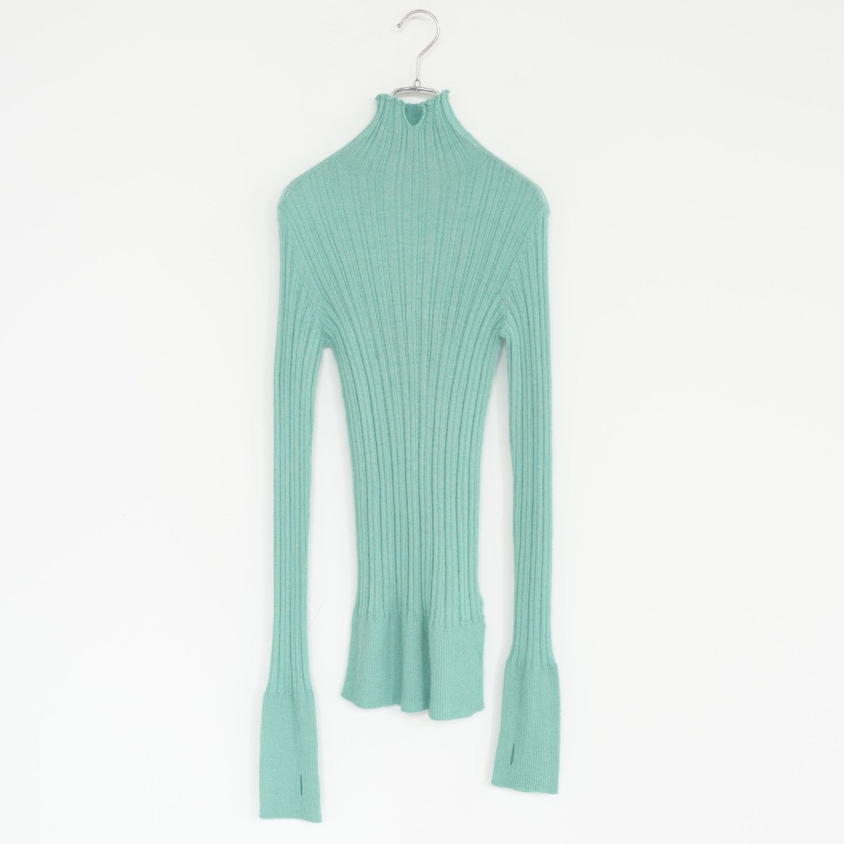 ROYAL BABY ALPACA RANDOM RIBBED-KNIT HIGH-NECK P/O ランダムリブニットハイネックプルオーバー