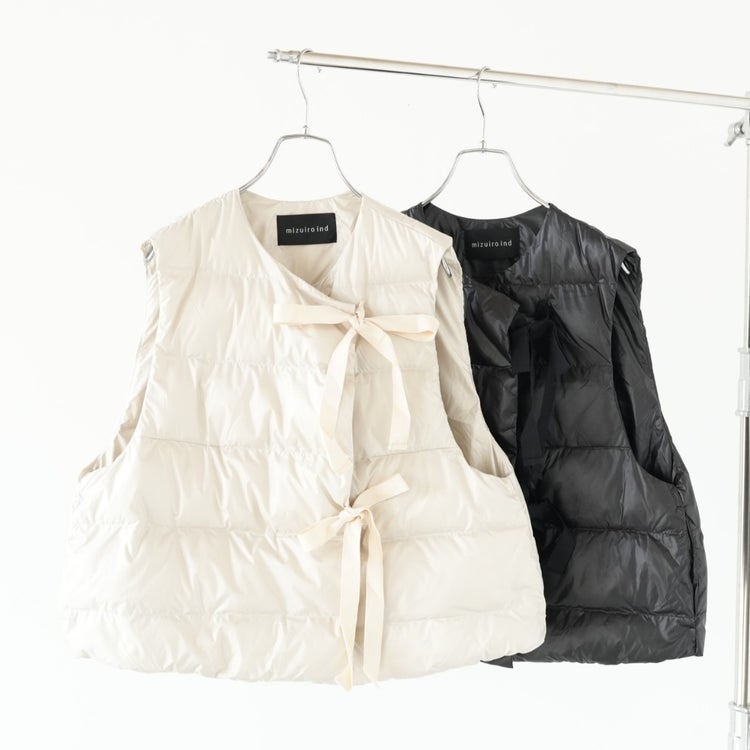 quilt ribbon vest キルトリボンベスト