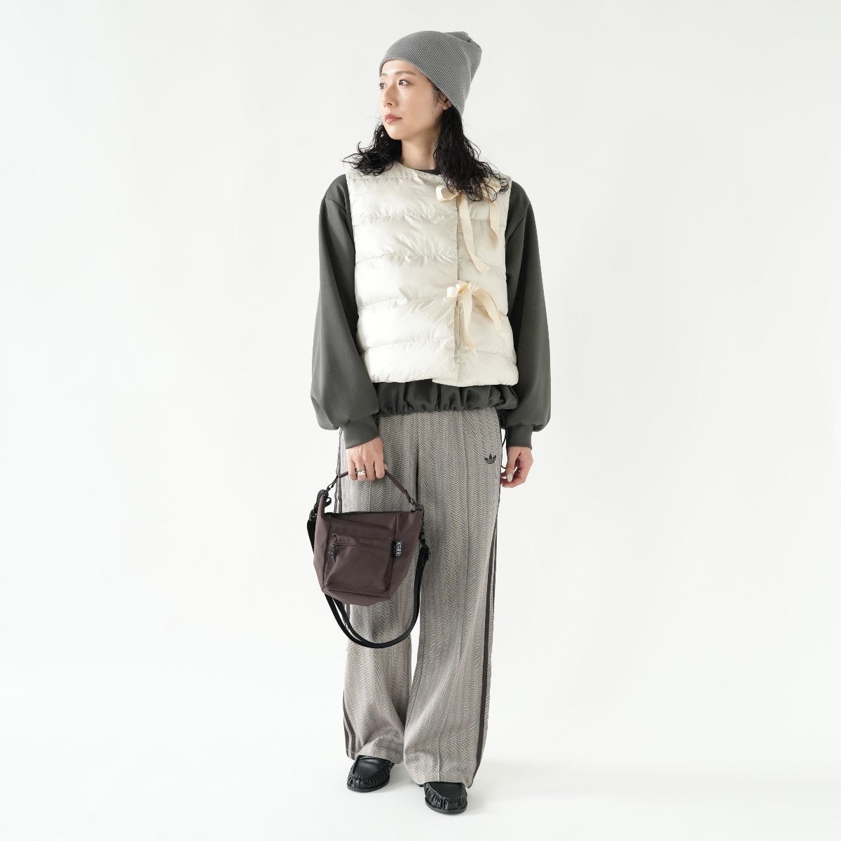 quilt ribbon vest キルトリボンベスト