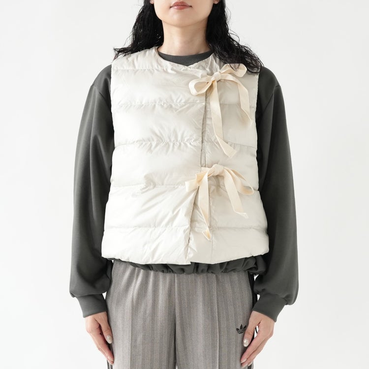 quilt ribbon vest キルトリボンベスト
