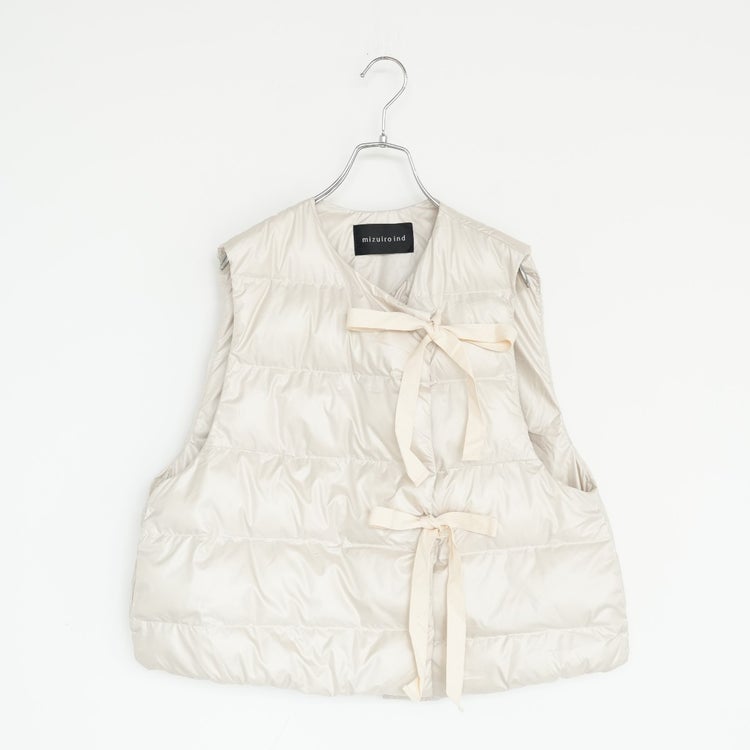 quilt ribbon vest キルトリボンベスト