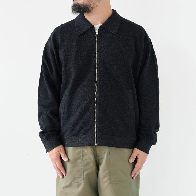 Co/Wo Moss Stitch Zip Blouson コットンウール モスステッチ ジップブルゾン