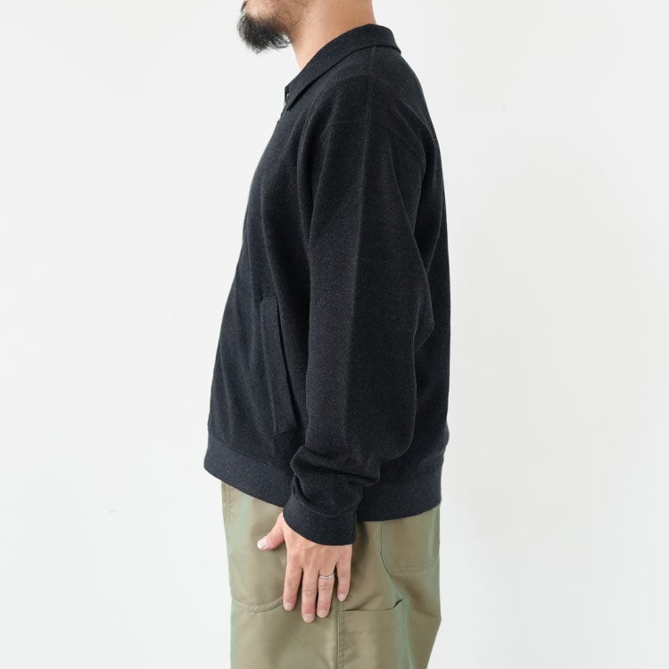Co/Wo Moss Stitch Zip Blouson コットンウール モスステッチ ジップブルゾン