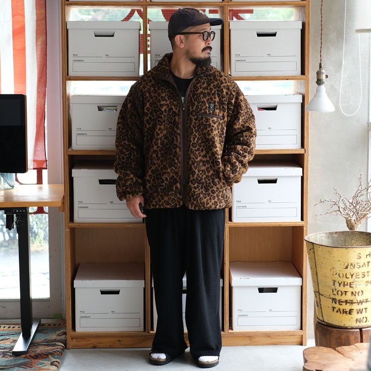 PIPING JACKET-BOA JACQUARD  ピッピングジャケットボアジャカード