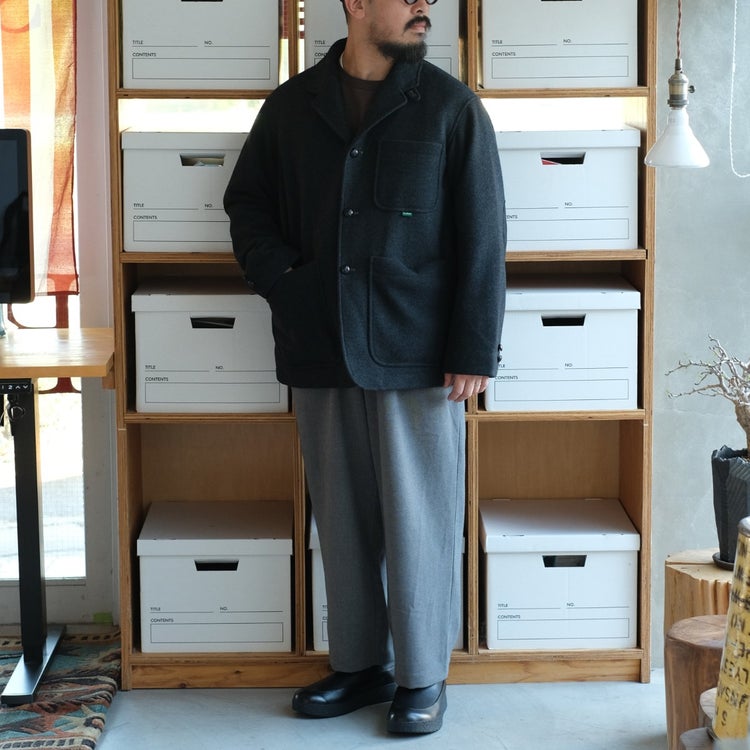 wide tapered slacks ワイドテーパードスラックス