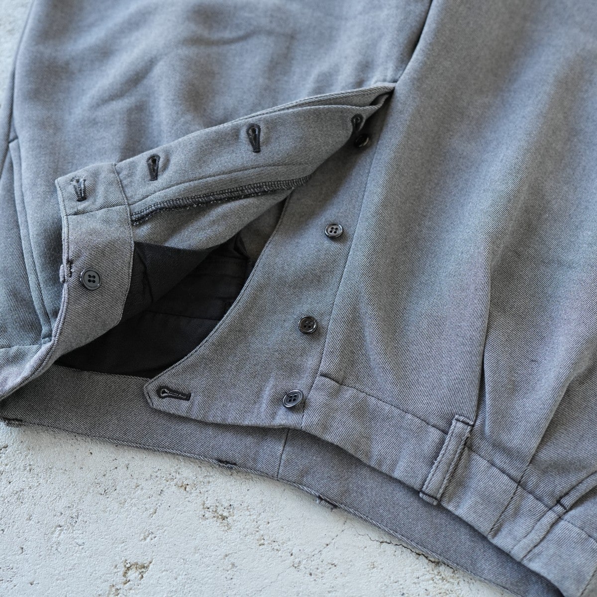 wide tapered slacks ワイドテーパードスラックス
