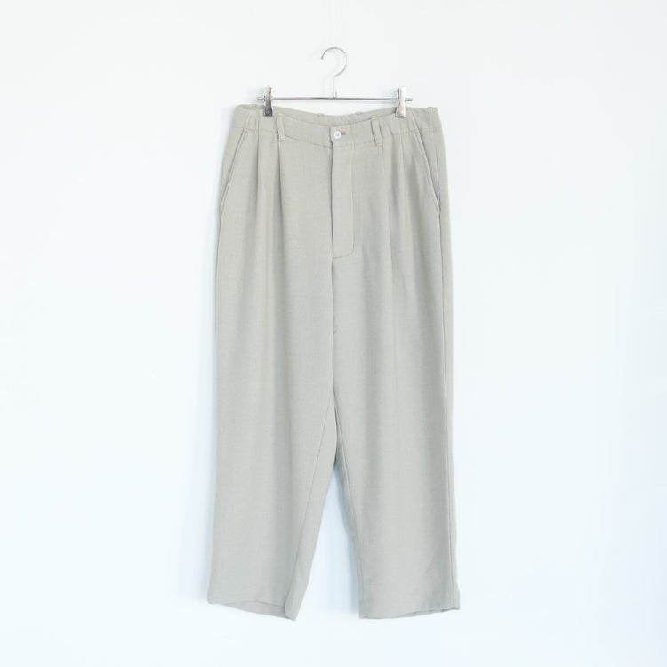 wide tapered slacks ワイドテーパードスラックス