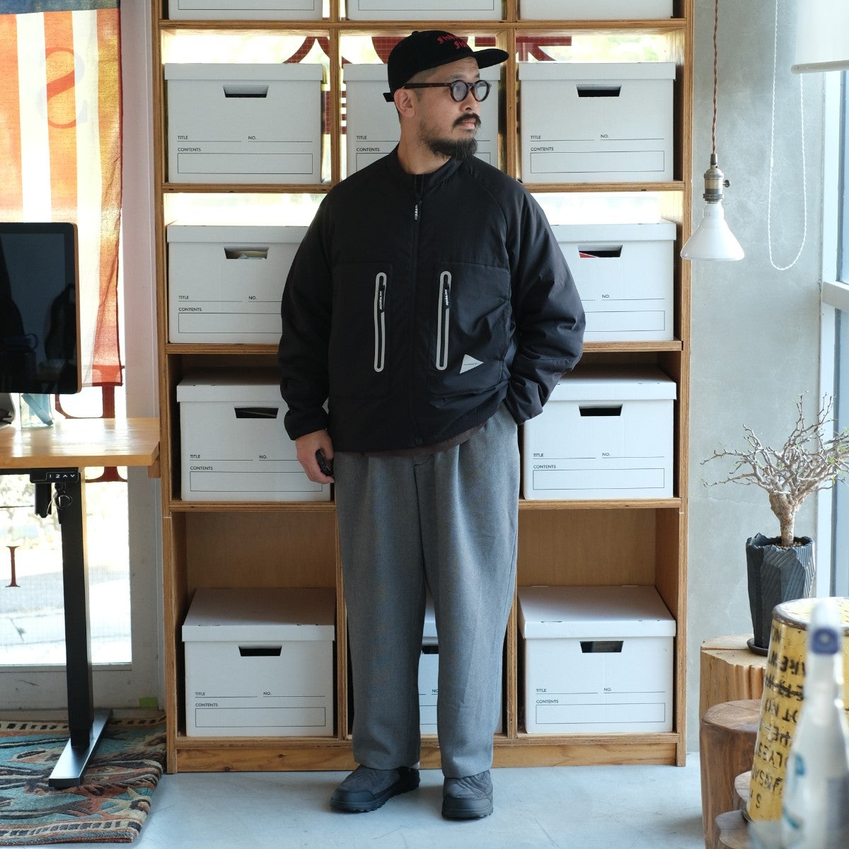 airflow light collarless jacket エアフローライトカラーレスジャケット