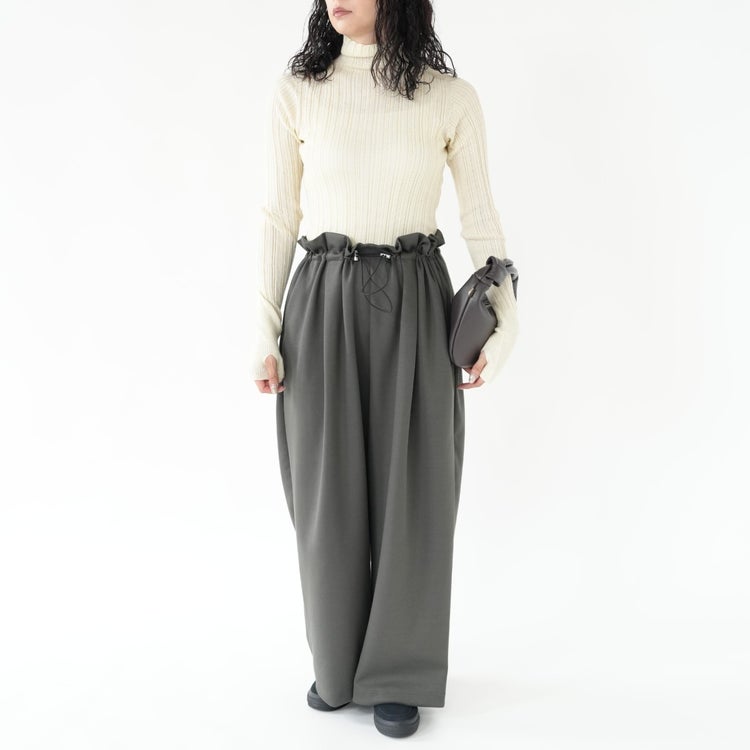 waist frill sweat pants ウエストフリルスウェットパンツ