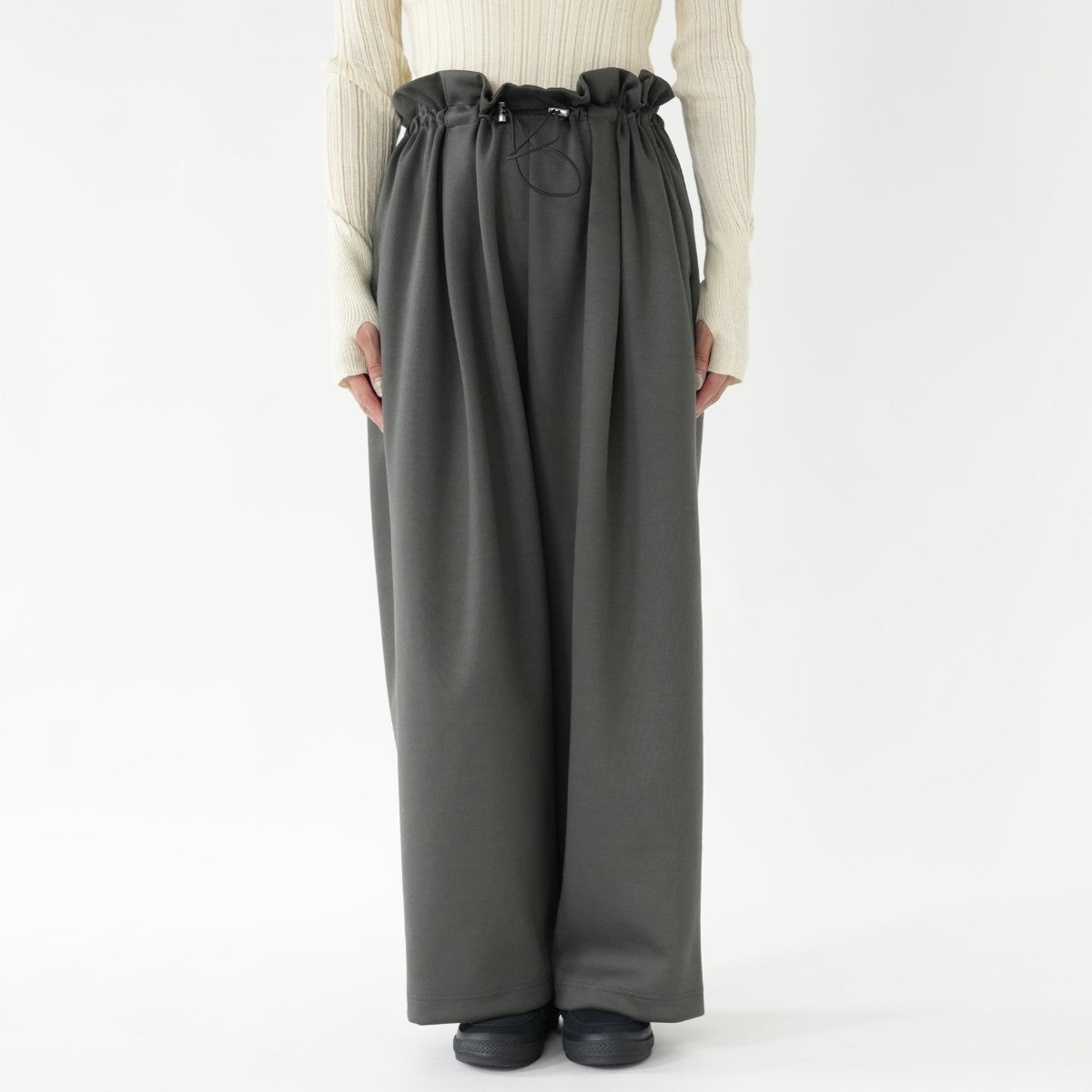 waist frill sweat pants ウエストフリルスウェットパンツ