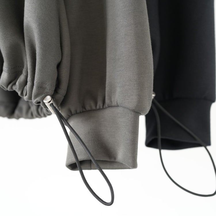 oversized drawstring hem pullover オーバーサイズドローストリングヘムプルオーバー
