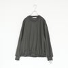 oversized drawstring hem pullover オーバーサイズドローストリングヘムプルオーバー