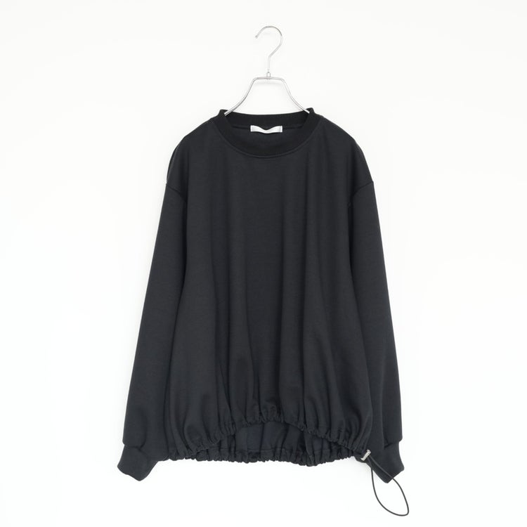 oversized drawstring hem pullover オーバーサイズドローストリングヘムプルオーバー