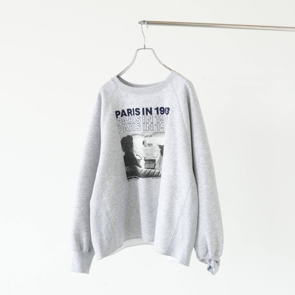 PARIS IN 1963 print sweat プリントスウェット