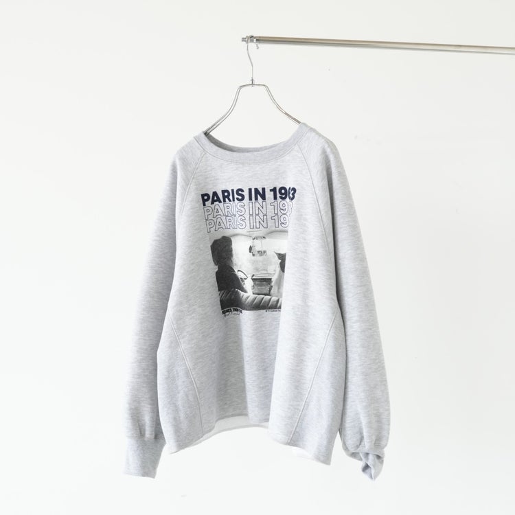 PARIS IN 1963 print sweat プリントスウェット