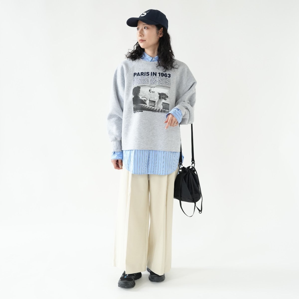 PARIS IN 1963 print sweat プリントスウェット