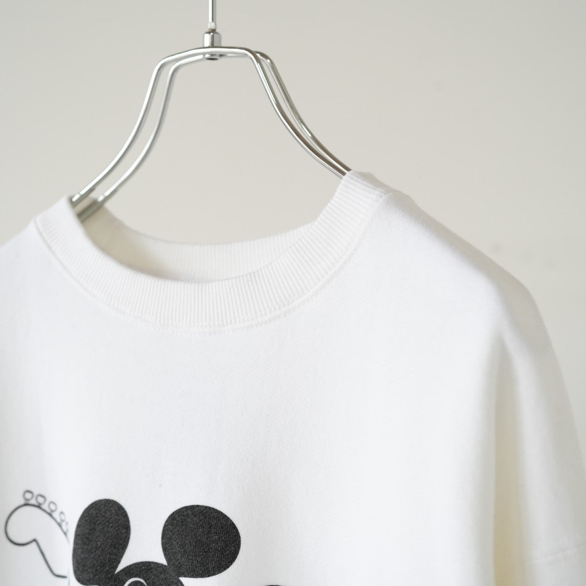MICKKEY MOUSE Guitar print sweat ミッキーマウス ギター プリントスウェット