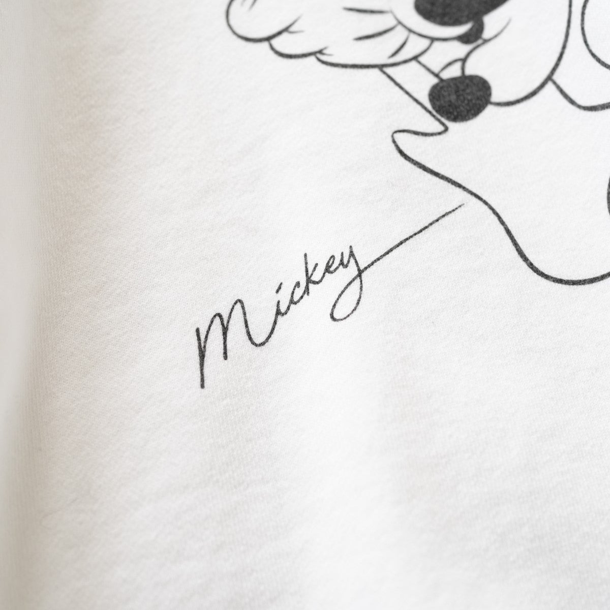 MICKKEY MOUSE Guitar print sweat ミッキーマウス ギター プリントスウェット