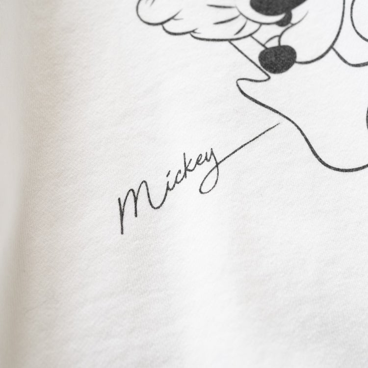 MICKKEY MOUSE Guitar print sweat ミッキーマウス ギター プリントスウェット