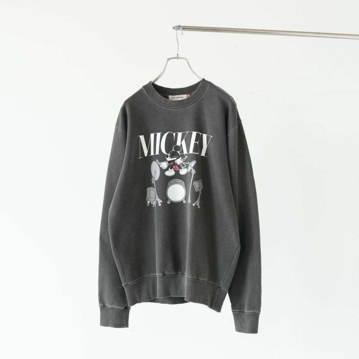 MICKKEY MOUSE Drum print sweat ミッキーマウス ドラム プリントスウェット