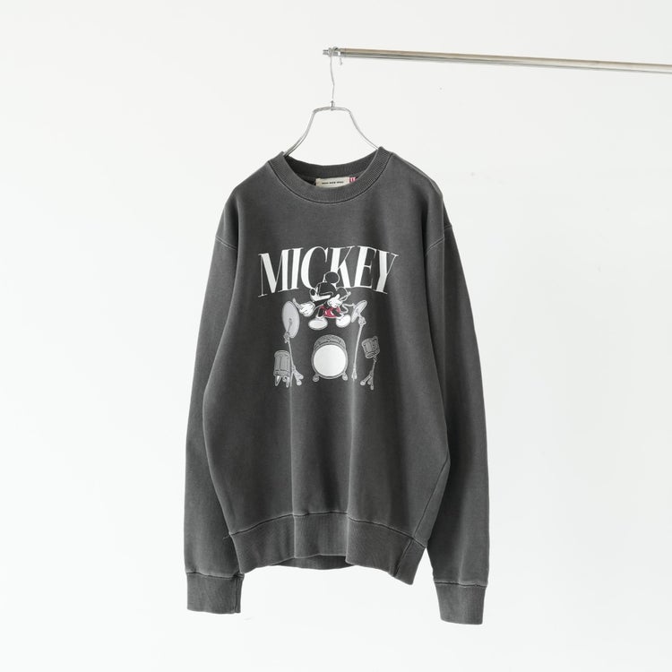 MICKKEY MOUSE Drum print sweat ミッキーマウス ドラム プリントスウェット