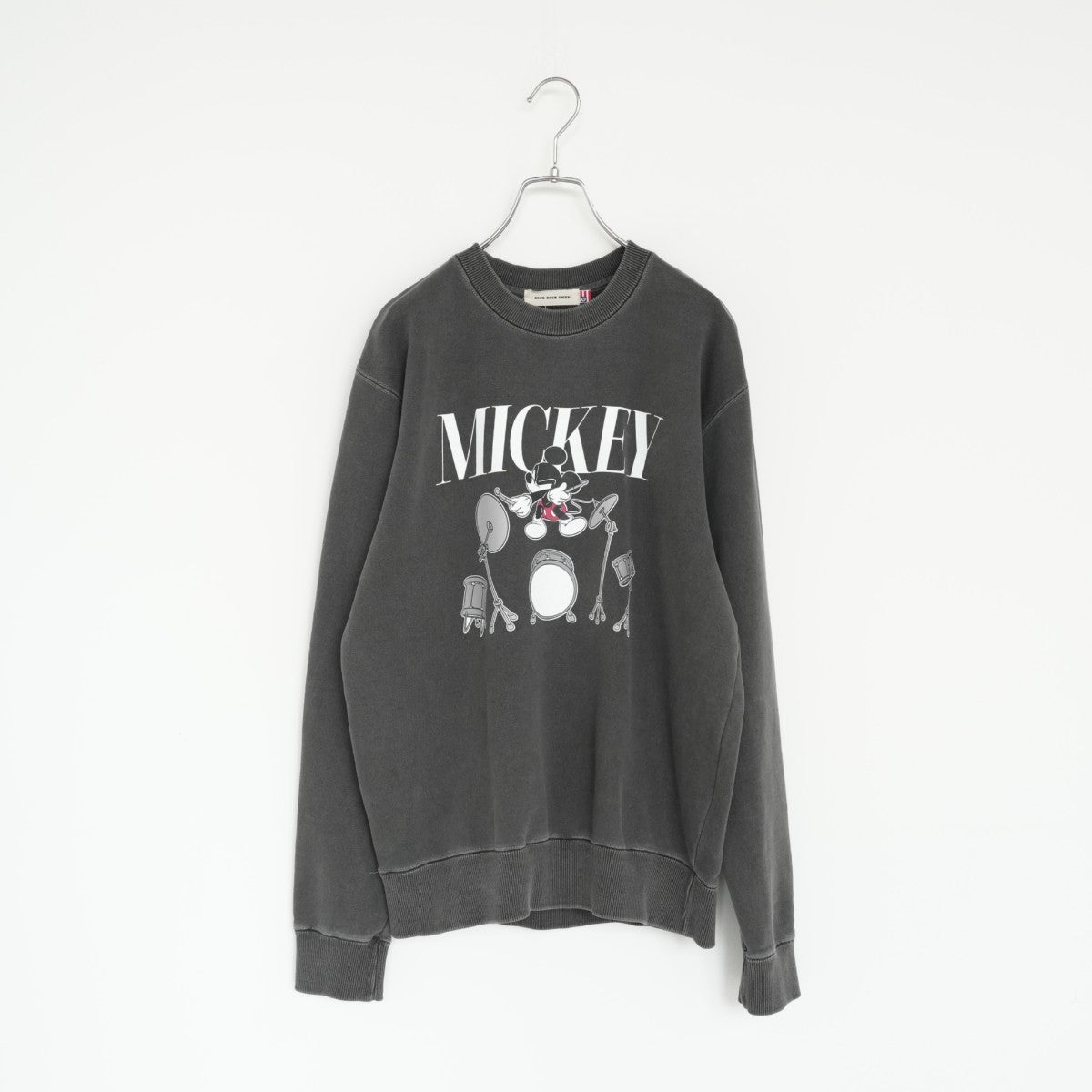 MICKKEY MOUSE Drum print sweat ミッキーマウス ドラム プリントスウェット