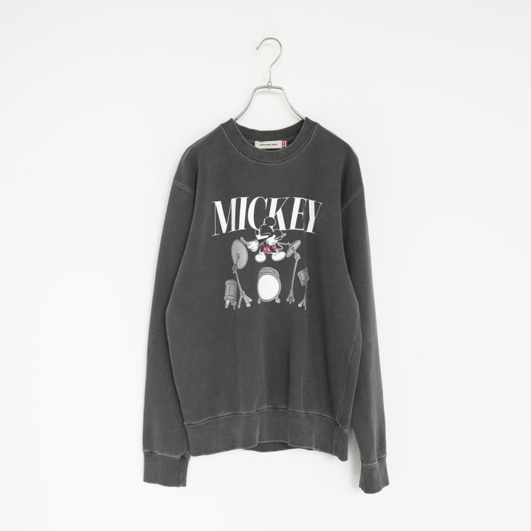 MICKKEY MOUSE Drum print sweat ミッキーマウス ドラム プリントスウェット