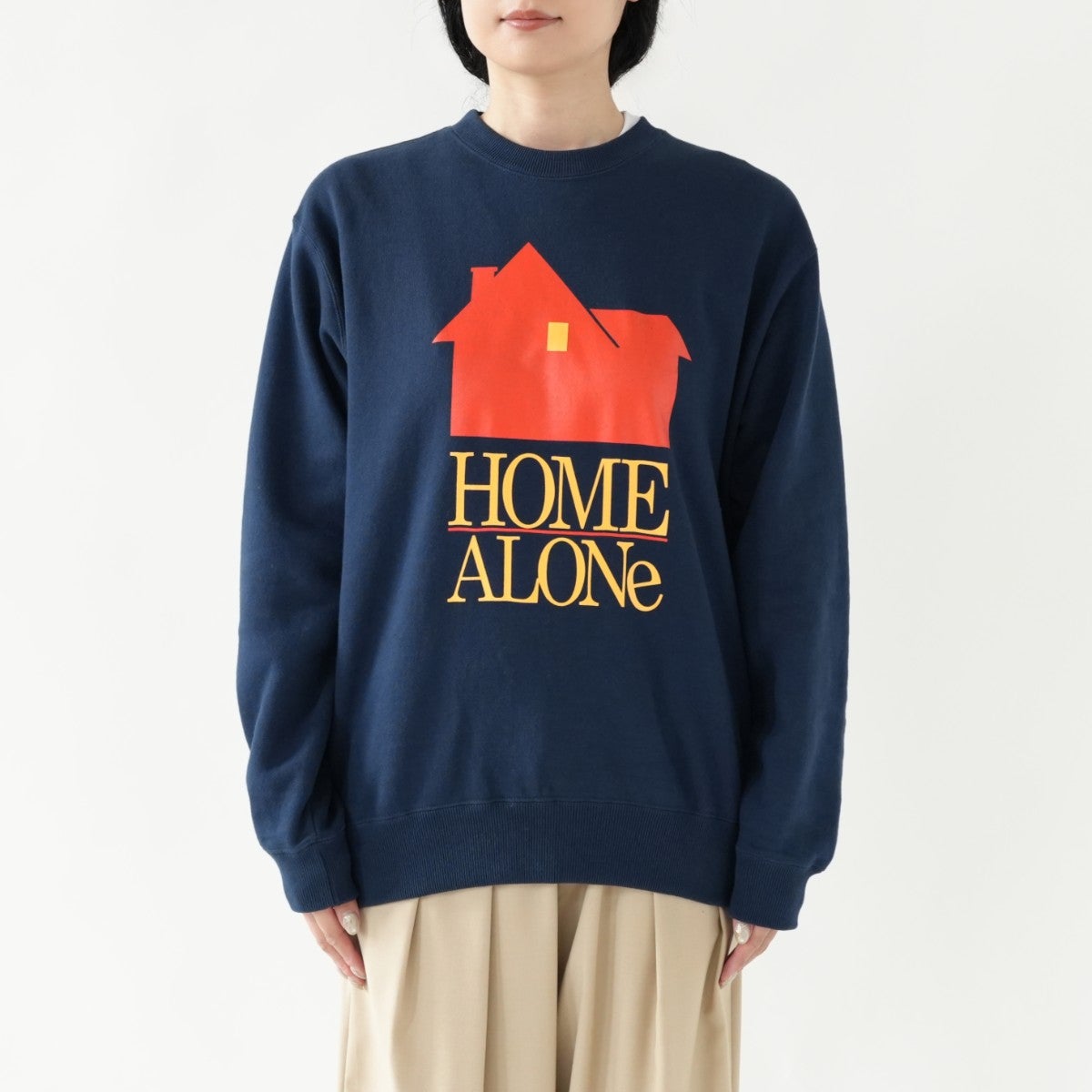 HOMEALONE print sweat ホームアローン プリントスウェット
