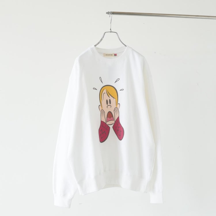 HOMEALONE print sweat ホームアローン プリントスウェット