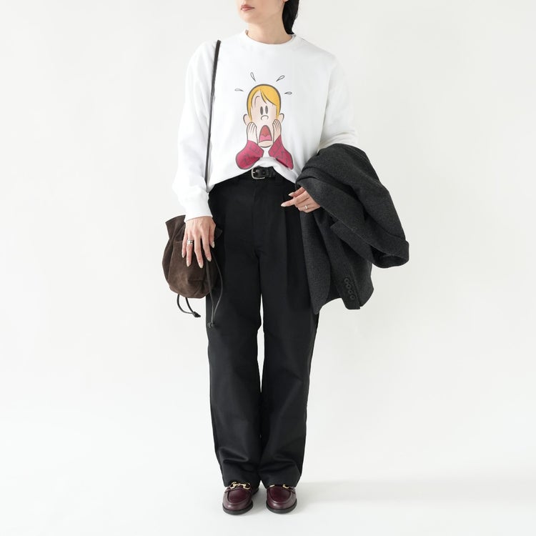 HOMEALONE print sweat ホームアローン プリントスウェット