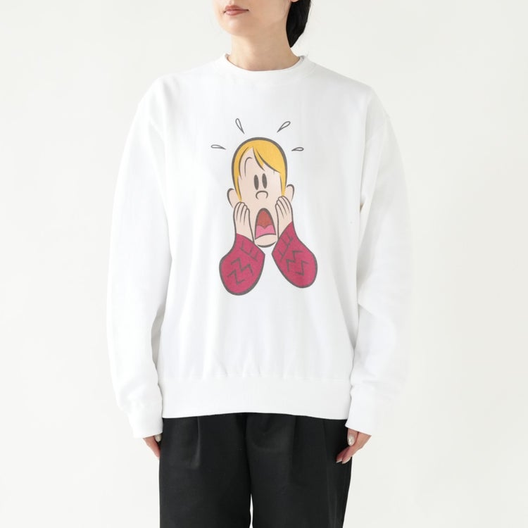 HOMEALONE print sweat ホームアローン プリントスウェット