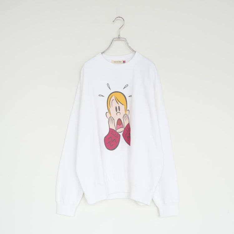 HOMEALONE print sweat ホームアローン プリントスウェット