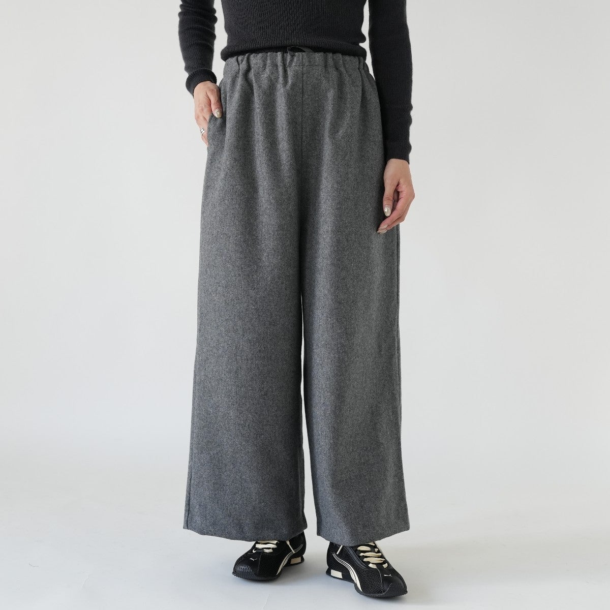 wool wide easy PT ウールワイドイージーパンツ