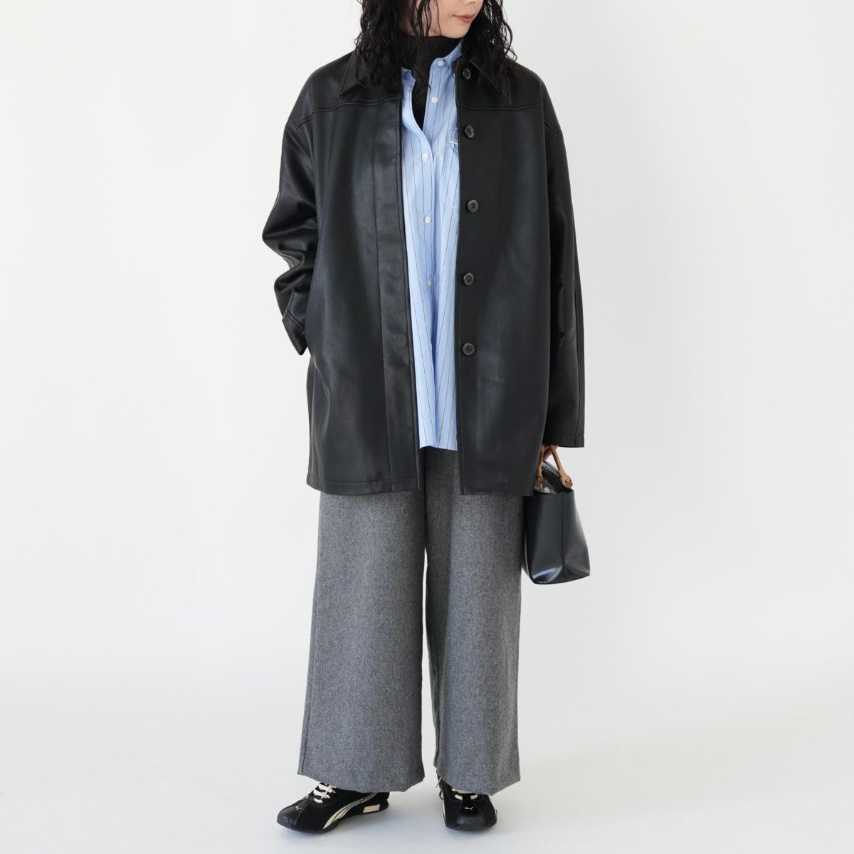 wool wide easy PT ウールワイドイージーパンツ