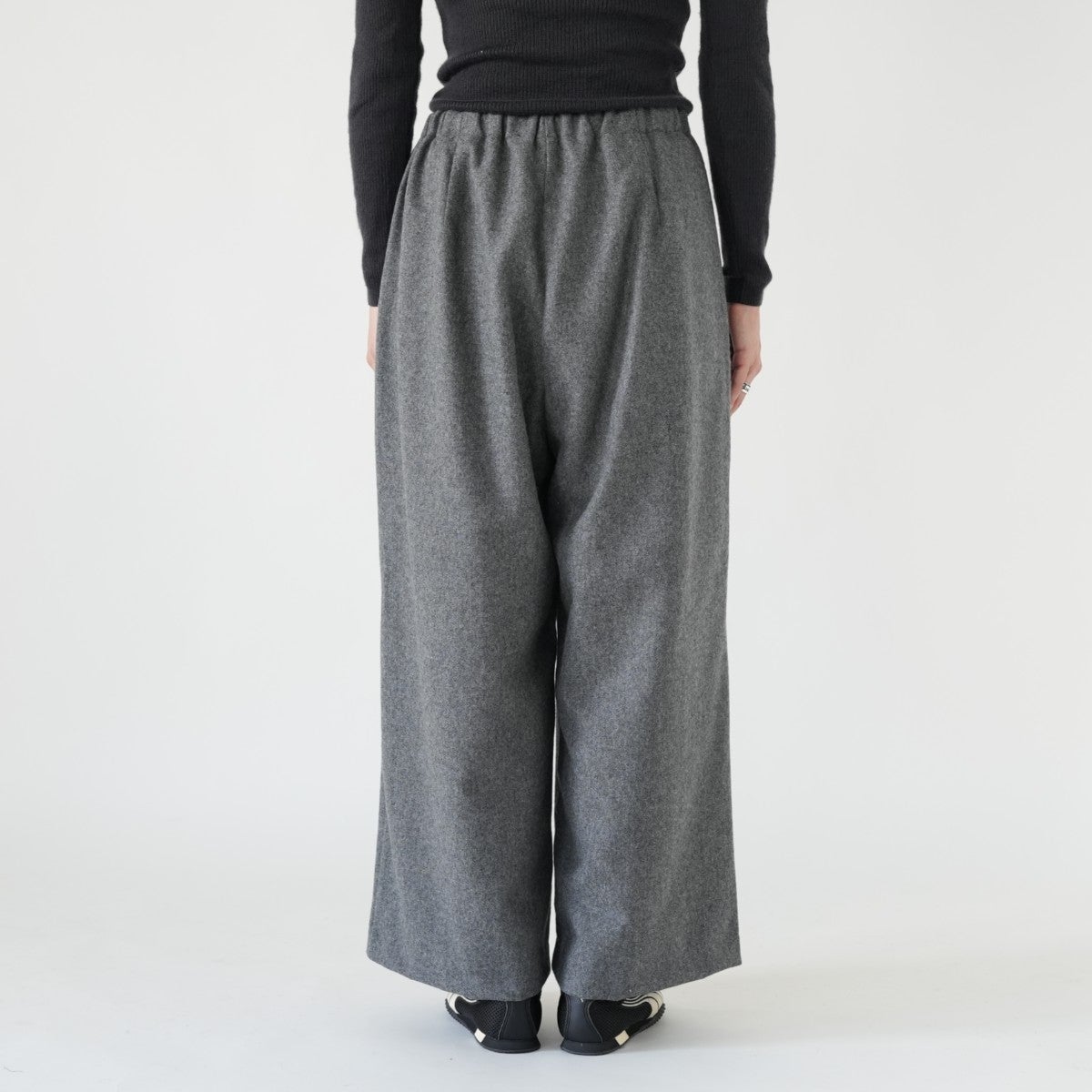 wool wide easy PT ウールワイドイージーパンツ/3-260103/mizuiro ind