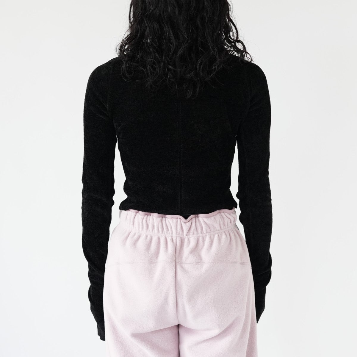 Crewneck Velour Knit クルーネックベロアニット