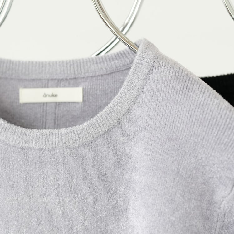 Crewneck Velour Knit クルーネックベロアニット