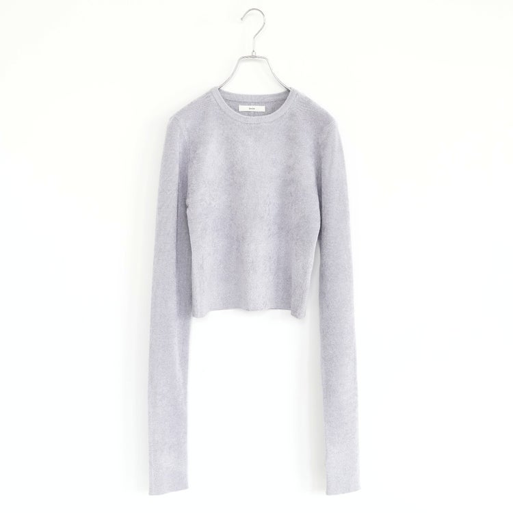 Crewneck Velour Knit クルーネックベロアニット