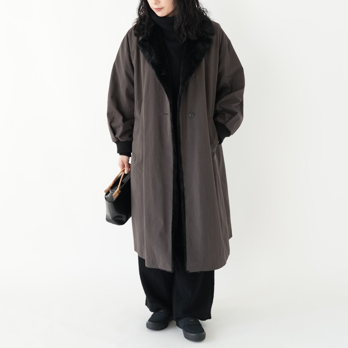 back boa coat バックボアコート