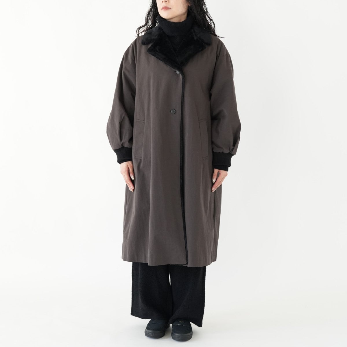 back boa coat バックボアコート