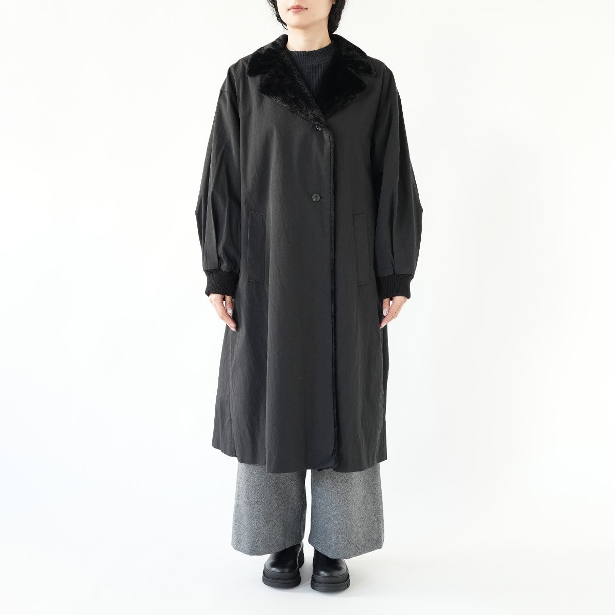 back boa coat バックボアコート