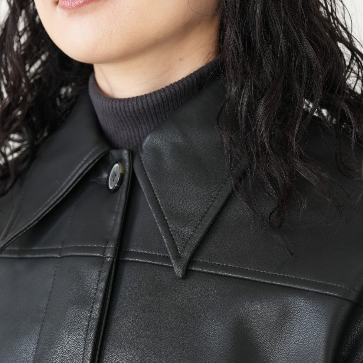 Ecoleather Over Jacket エコレザーオーバージャケット