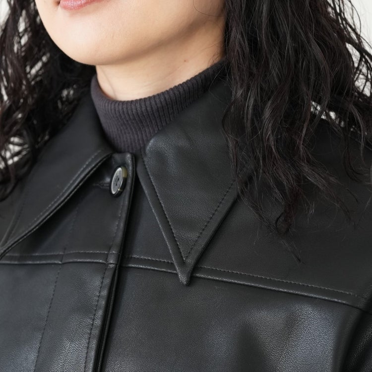 Ecoleather Over Jacket エコレザーオーバージャケット