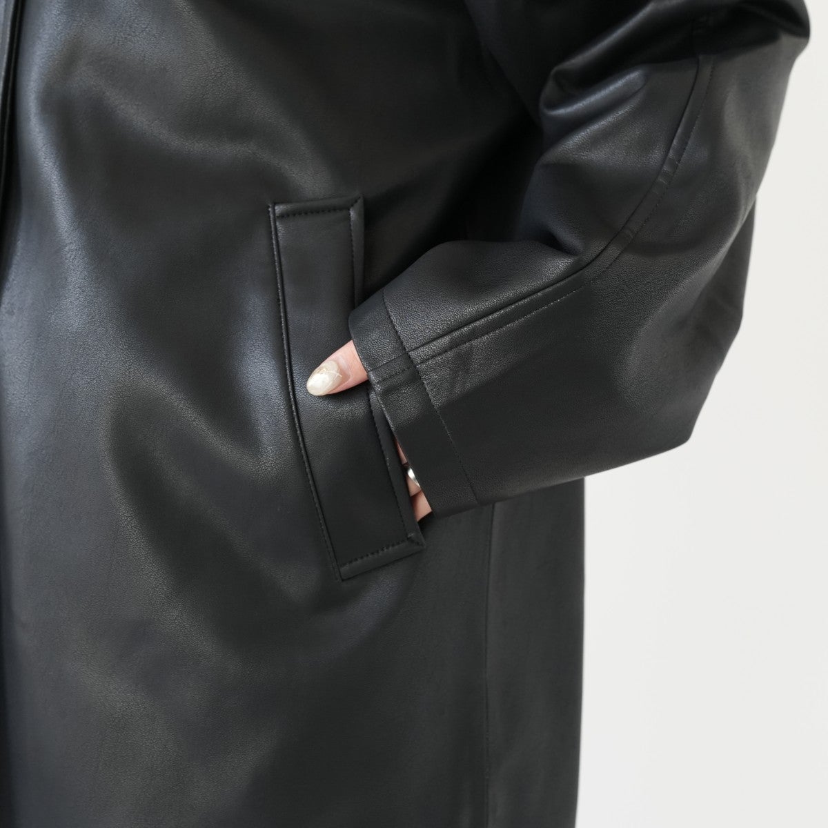 Ecoleather Over Jacket エコレザーオーバージャケット